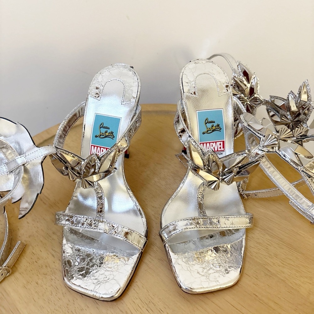 New Christian Louboutin x Marvel Sea Warrior Gladiator Heel - Picture 10 of 15